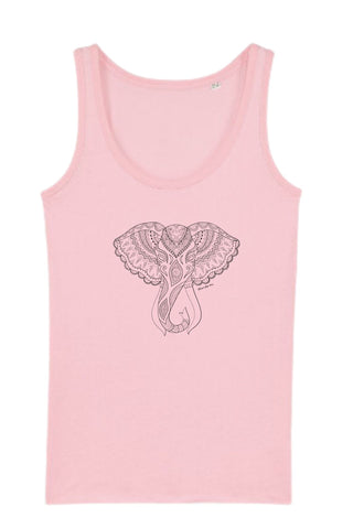 Pink Elephant print Vest