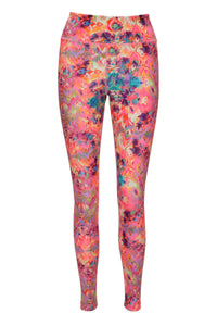 pink Printed yoga leggings