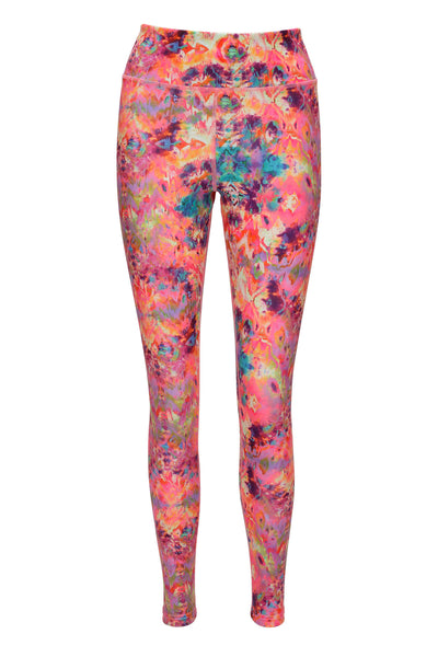 pink Printed yoga leggings