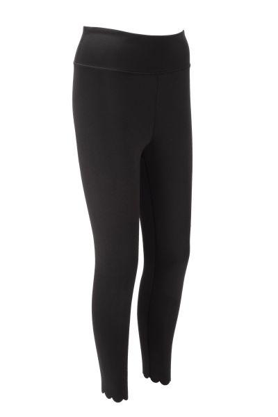 Black yoga pants with pocket.