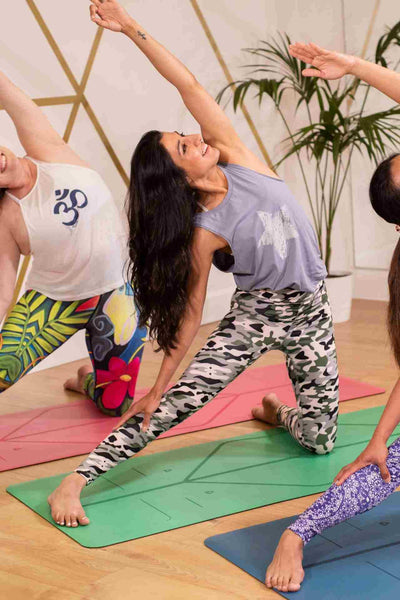 Gate pose camo leggings with pocket