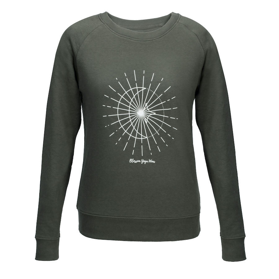 Celestial Sweatshirt - Khaki - Blossom Yoga Wear