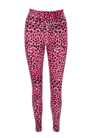 pink Animal print leggings