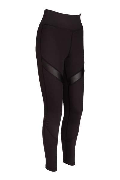 Stealth Solid Black Yoga Leggings - Blossom Yoga Wear