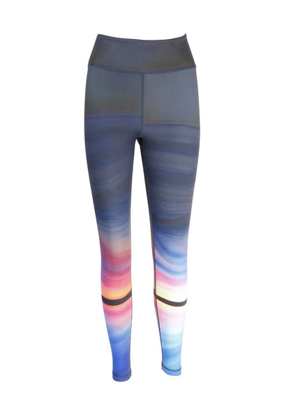 Horizen colourful printed high waist yoga Pants