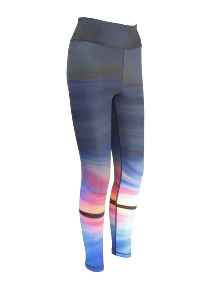 Horizen colourful printed high waist yoga Pants