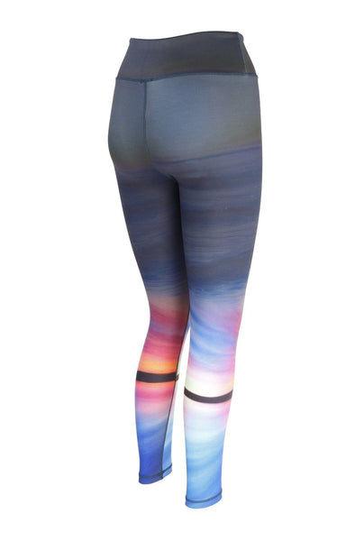 Horizen colourful printed high waist yoga Pants