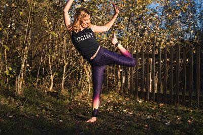 Northern Lights High Waist Yoga Pants - Blossom Yoga Wear