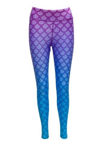 Mer-Mazing Mermaid Print Yoga Pants - Blossom Yoga Wear